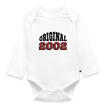 Original 2002 - Baby Bio-Langarm-Body - Weiß - Vorne