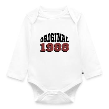 Original 1988 - Body Bébé bio manches longues - blanc - Devant