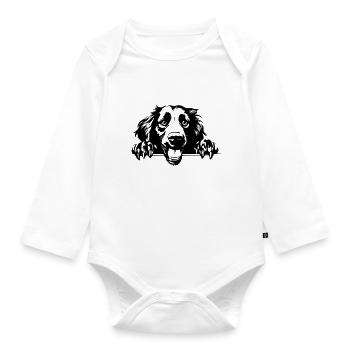 Faithful Retriever - Organic Longsleeve Baby Bodysuit - white - Front