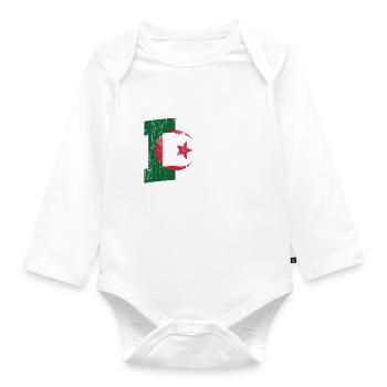 DZ Vintage Style - Body Bébé bio manches longues - blanc - Devant