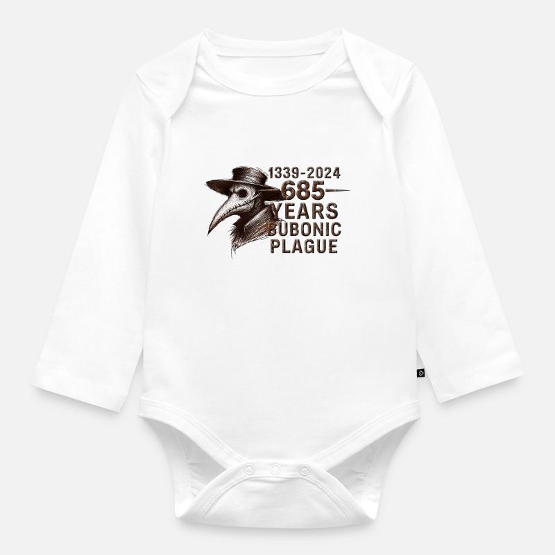 Peste éternelle - Body Bébé bio manches longues - blanc