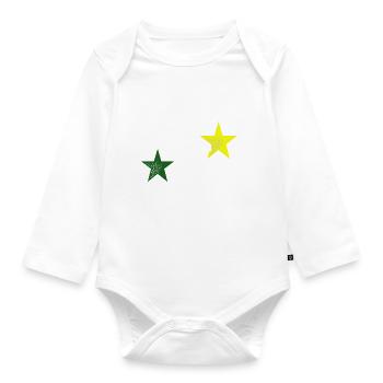 Remix me - Organic Longsleeve Baby Bodysuit - white - Front