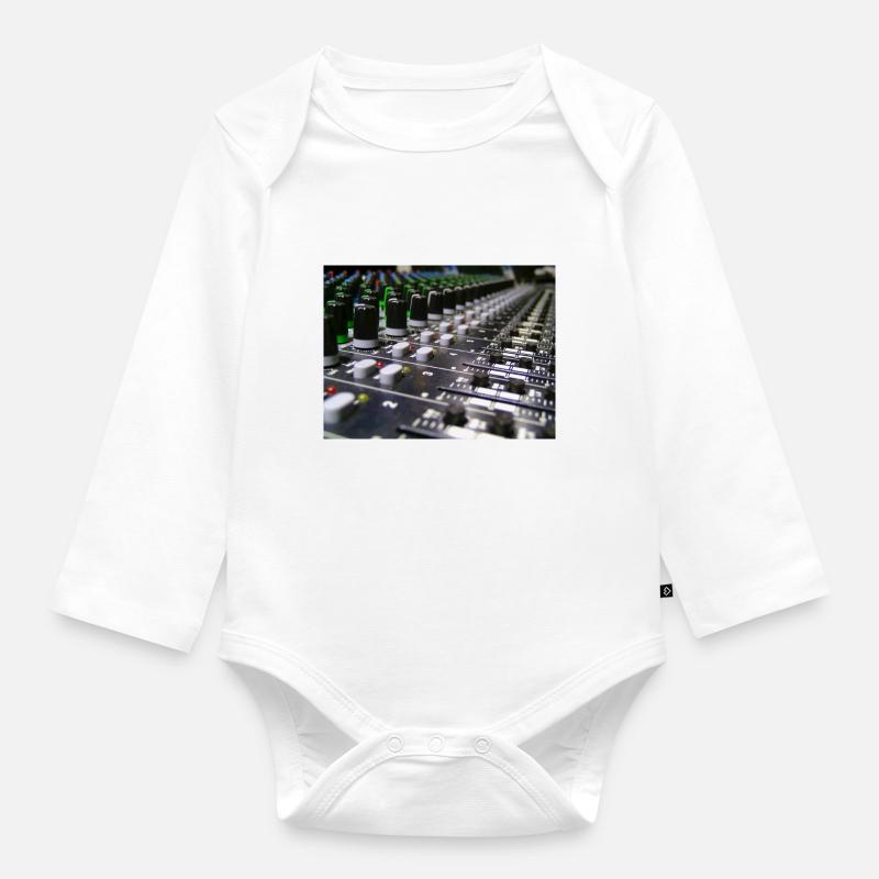 Table de mixage Musicsound - Body Bébé bio manches longues - blanc