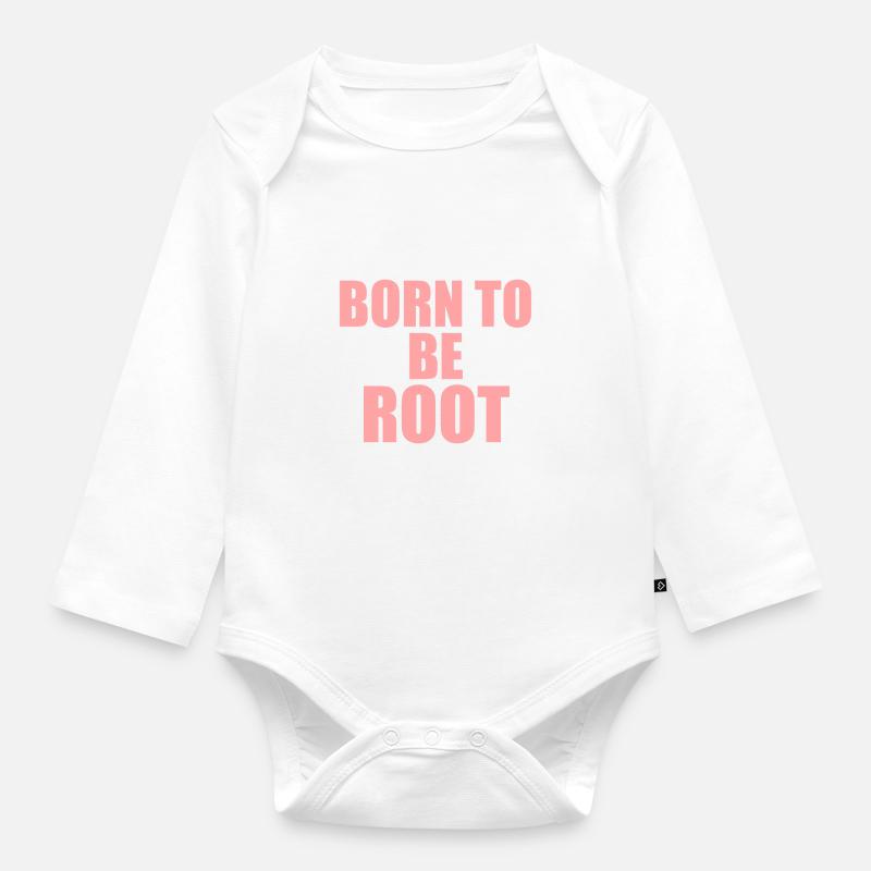 Drôle administrateur root administrateur Linux Unix - Body Bébé bio manches longues - blanc
