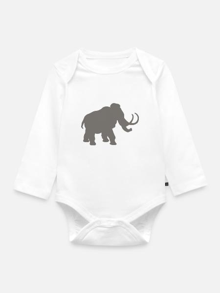 Mammut - Baby Bio-Langarm-Body - Weiß