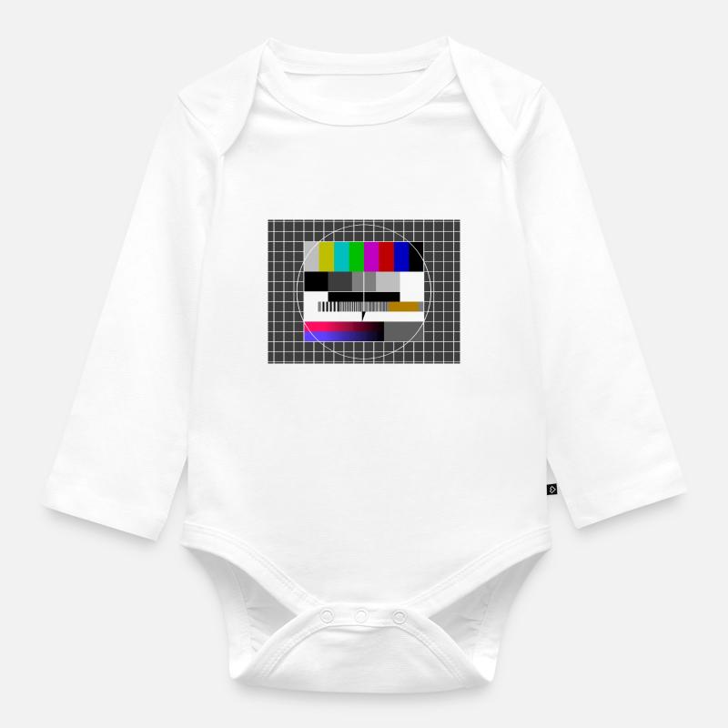 Testbild - Baby Bio-Langarm-Body - Weiß