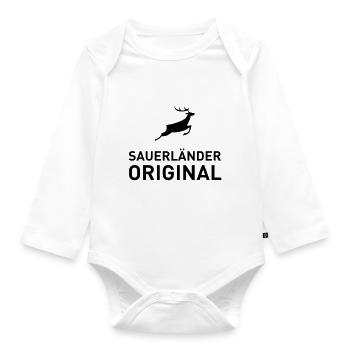 Sauerland Original - Baby Bio-Langarm-Body - Weiß - Vorne