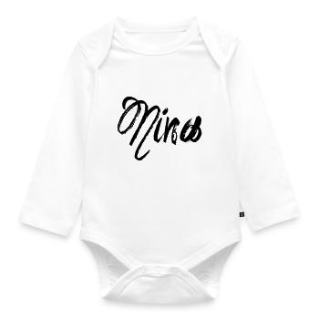 Nina - Organic Longsleeve Baby Bodysuit - white - Front