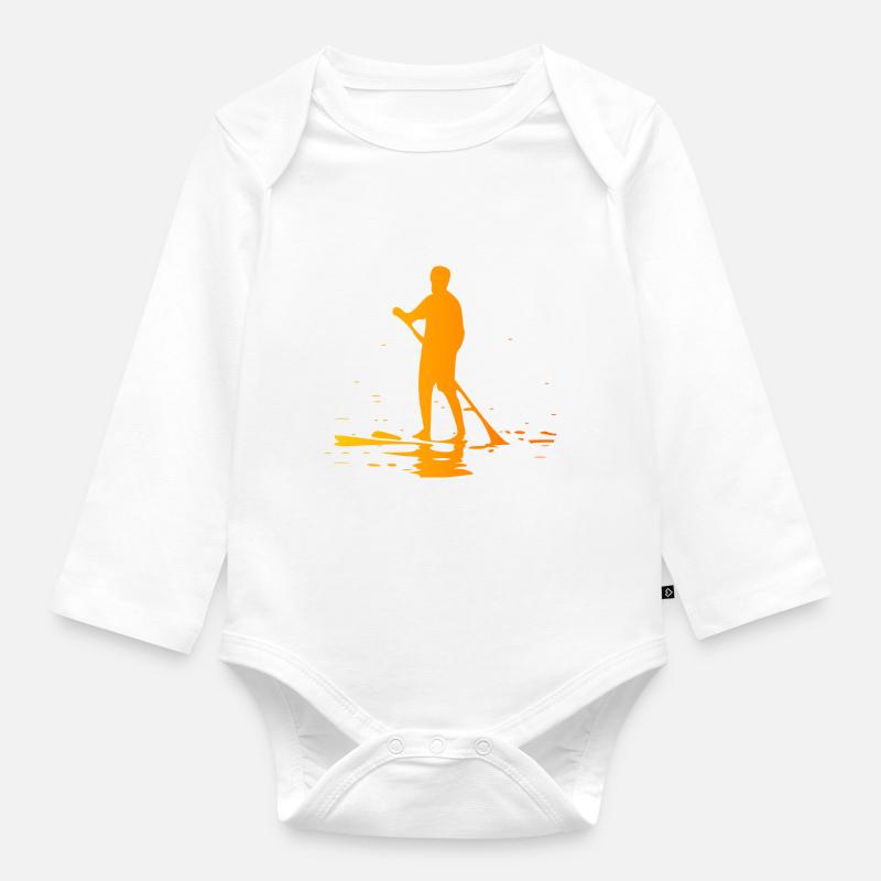 SUP - Baby Bio-Langarm-Body - Weiß