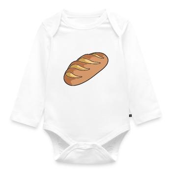 Bread - Organic Longsleeve Baby Bodysuit - white - Front