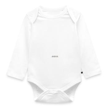 Güsten ist wie New York ... nur ganz anders! - Baby Bio-Langarm-Body - Weiß - Vorne