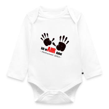 J’ai wAHR-We AHR together-Ahrtal Inondations - Body Bébé bio manches longues - blanc - Devant