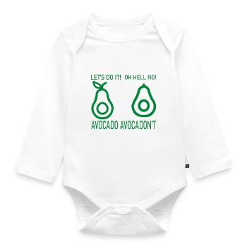 Fun Fun Funny - Organic Longsleeve Baby Bodysuit - white - Front