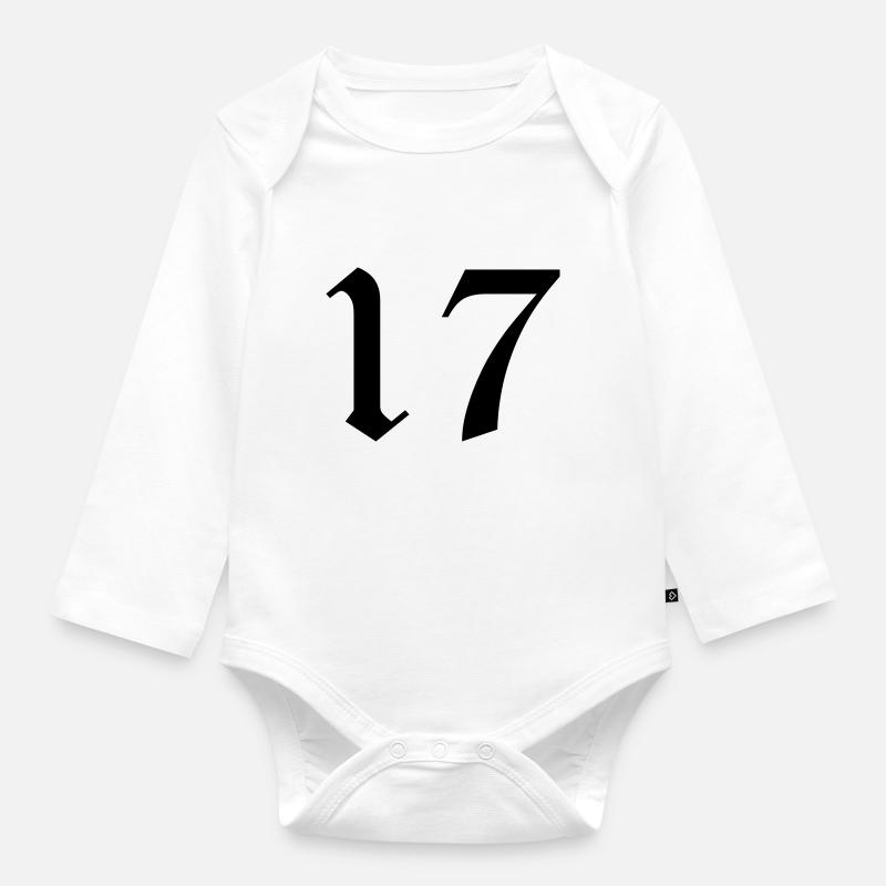 17 - Baby Bio-Langarm-Body - Weiß