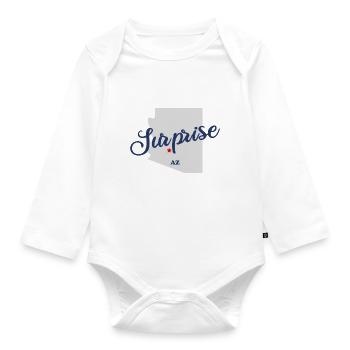 Surprise - Arizona - USA United States of America - Baby Bio-Langarm-Body - Weiß - Vorne