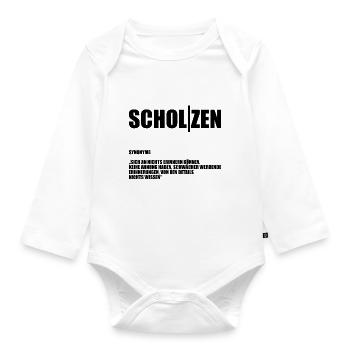 Scholzen - Baby Bio-Langarm-Body - Weiß - Vorne