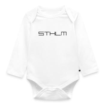 STHLM - Organic Longsleeve Baby Bodysuit - white - Front