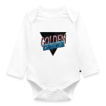 bluthund geburtstagsgeschenk witzig lustig - Baby Bio-Langarm-Body - Weiß - Vorne