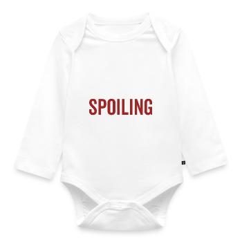 Benjamin ist mein Name Verderben ist mein Spiel - Baby Bio-Langarm-Body - Weiß - Vorne