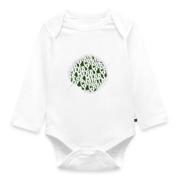 Fairy Tail Christmas Christmas Present Gift - Organic Longsleeve Baby Bodysuit - white - Front