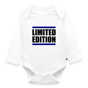 Limited Edition - Organic Longsleeve Baby Bodysuit - white - Front