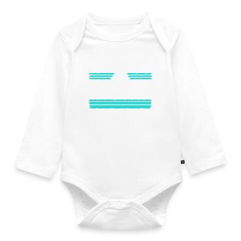Funky Hippie Festival Geek Present Hippie Love - Body Bébé bio manches longues - blanc - Devant