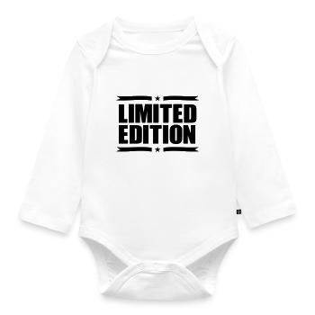 Limited Edition - Baby Bio-Langarm-Body - Weiß - Vorne