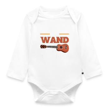 My Wand Chose Me Luthier - Organic Longsleeve Baby Bodysuit - white - Front