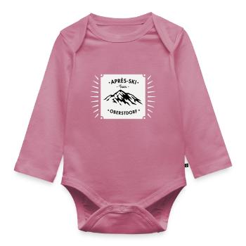 Après-Ski Oberstdorf - Body Bébé bio manches longues - mauve - Devant