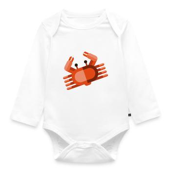 Meerestiere - Baby Bio-Langarm-Body - Weiß - Vorne