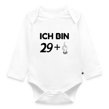 ICH BIN 30! - Baby Bio-Langarm-Body - Weiß - Vorne