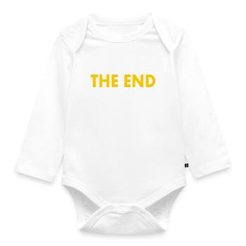 The end - Baby Bio-Langarm-Body - Weiß - Vorne