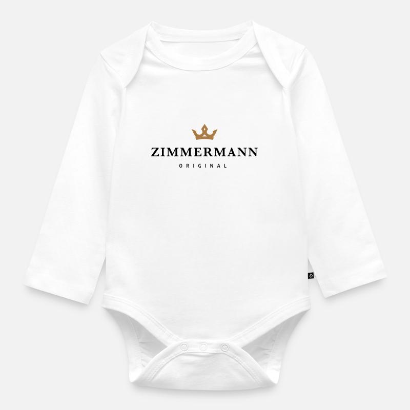 Zimmermann - Baby Bio-Langarm-Body - Weiß