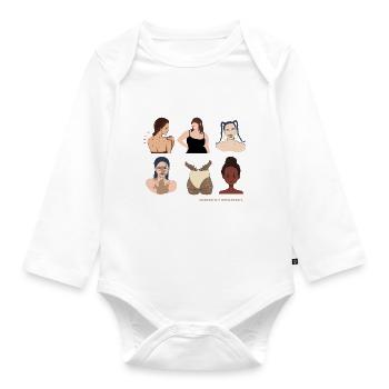Perfekt unperfekt - Baby Bio-Langarm-Body - Weiß - Vorne