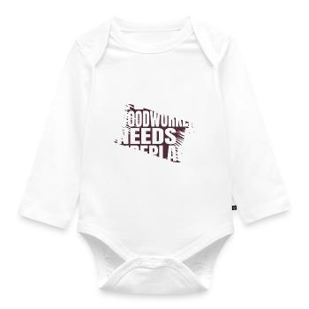 apprentice lumber birthday gift arboriculturist - Baby Bio-Langarm-Body - Weiß - Vorne