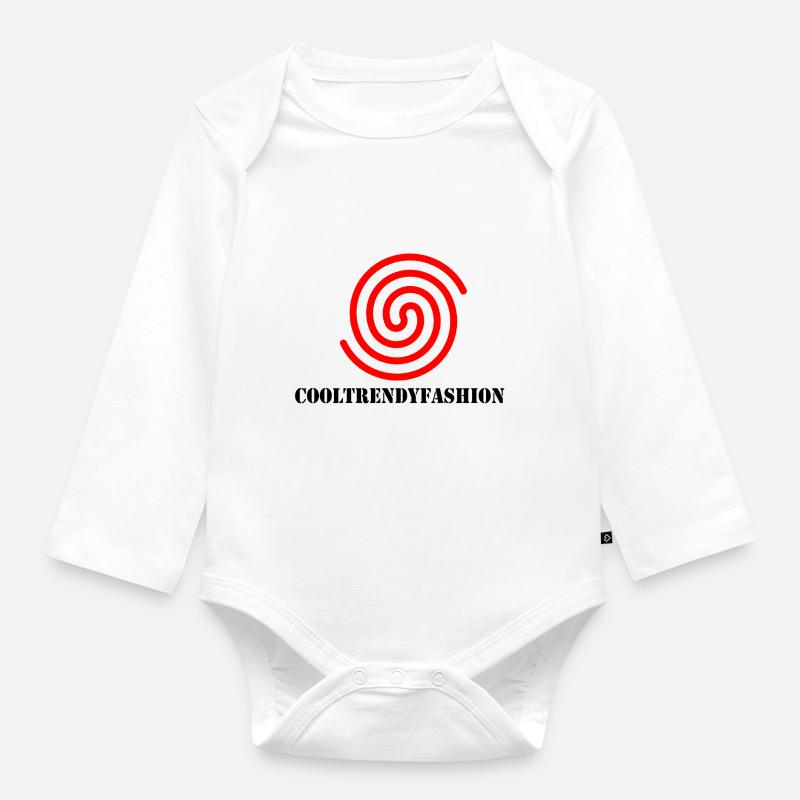 Coolmodemode tendance - Body Bébé bio manches longues - blanc