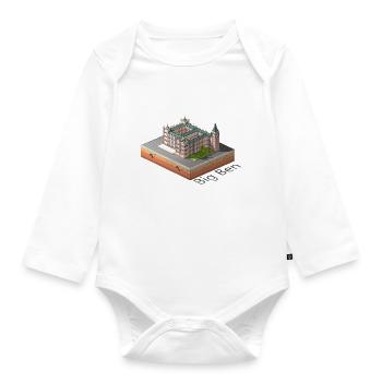 Big Ben - Organic Longsleeve Baby Bodysuit - white - Front