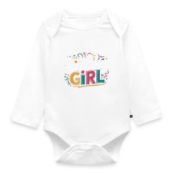 Birthday Girl - Body Bébé bio manches longues - blanc - Devant