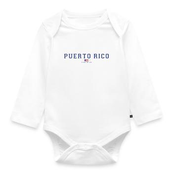 Porto Rico - Body Bébé bio manches longues - blanc - Devant
