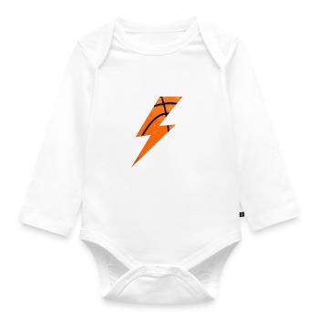 Basketball Grandma Grandma Grandma - Baby Bio-Langarm-Body - Weiß - Vorne