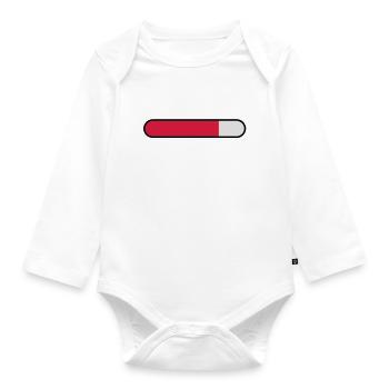 ladebalken leer - Baby Bio-Langarm-Body - Weiß - Vorne