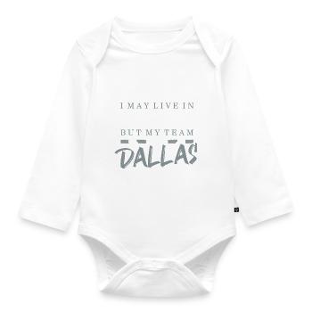 Dallas Football Fans Germany - Organic Longsleeve Baby Bodysuit - white - Front