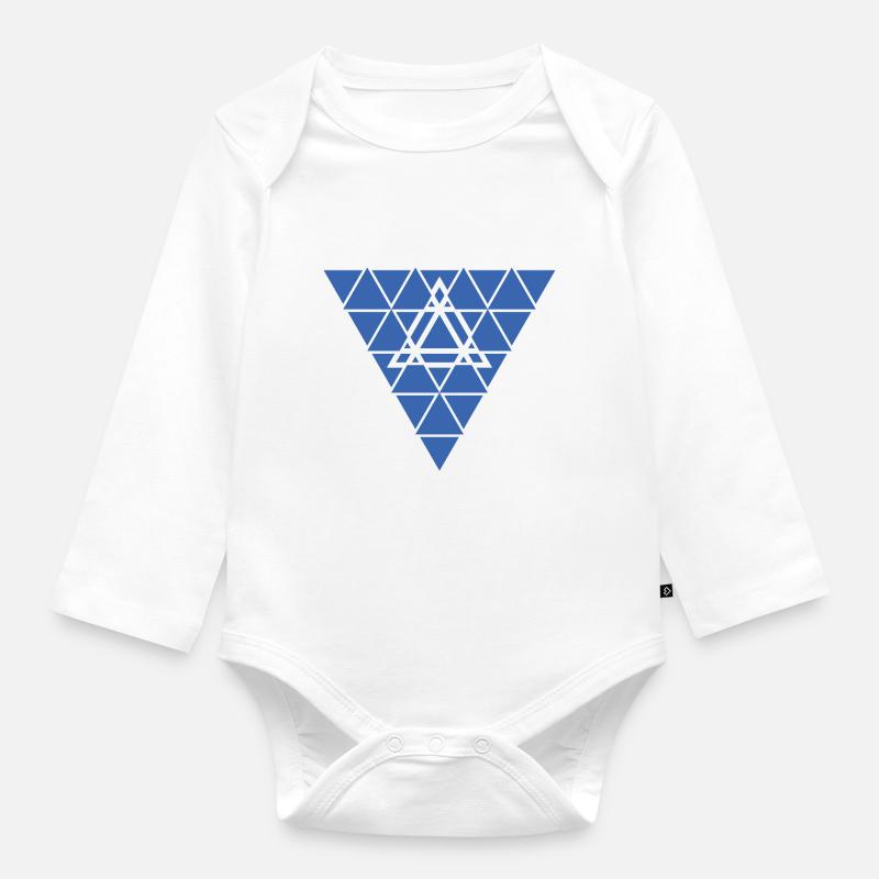 oculus - Baby Bio-Langarm-Body - Weiß