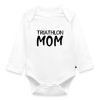 Triathlon - Baby Bio-Langarm-Body - Weiß - Vorne