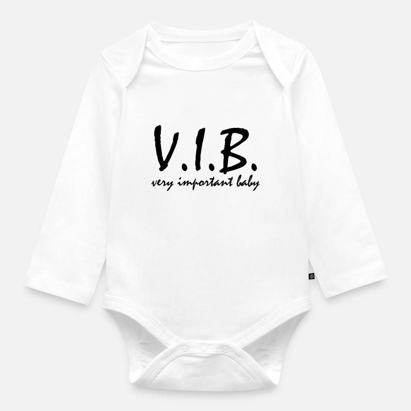 bébé vibe - Body Bébé bio manches longues - blanc