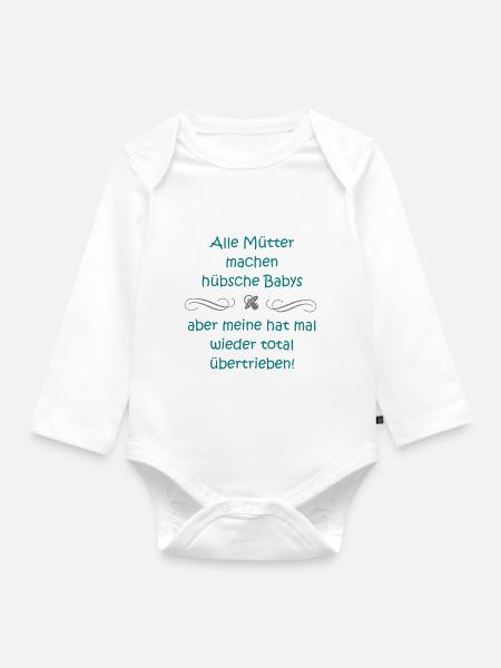 Alle Mütter - Baby Bio-Langarm-Body -