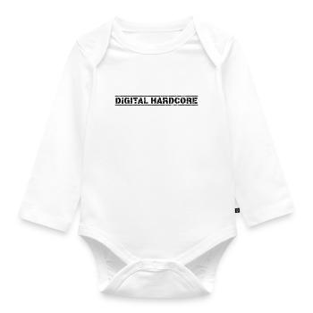 Digital Hardcore - Baby Bio-Langarm-Body - Weiß - Vorne