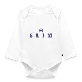 football toulouse Je peux pas j' ai stadium - Body Bébé bio manches longues - blanc - Devant