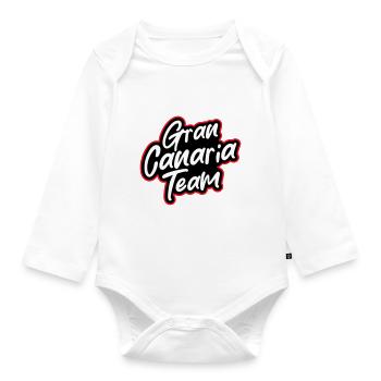 Gran Canaria Team - Baby Bio-Langarm-Body - Weiß - Vorne