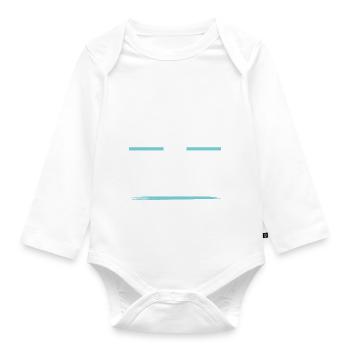 Équipe de fléchettes - Body Bébé bio manches longues - blanc - Devant